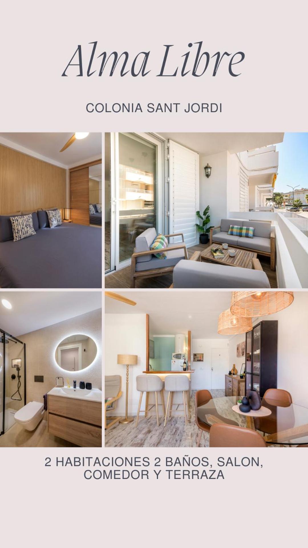 Villa Alma Libre, Planta Baja a Escasos Metros del Mar Colonia de Sant Jordi Exterior foto